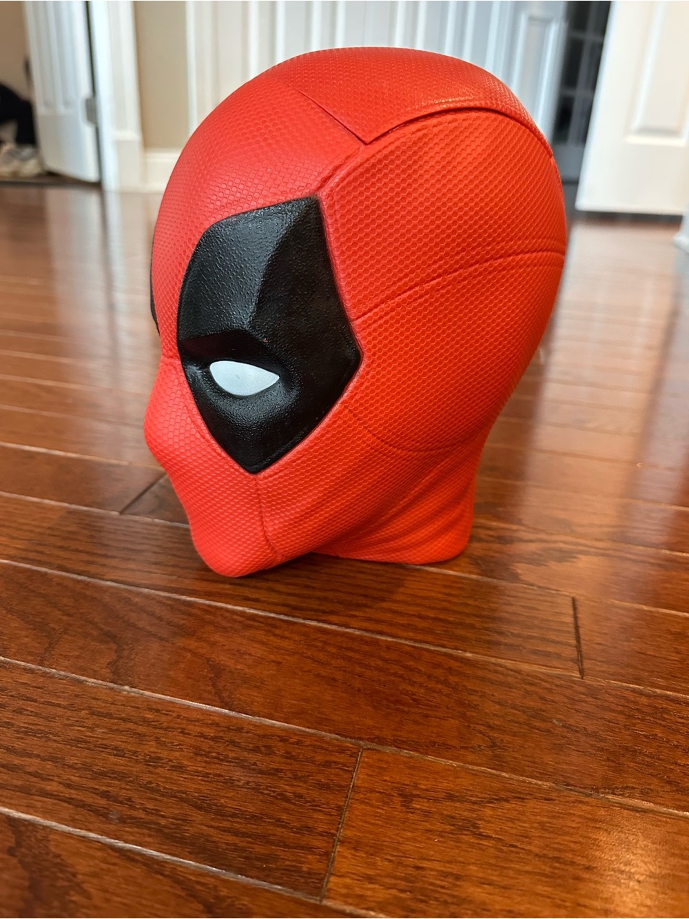 Plastic Marvel branded Deadpool red and black bust